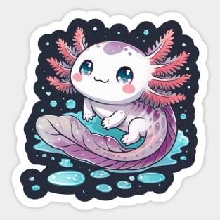 Cute Axolotl Sticker